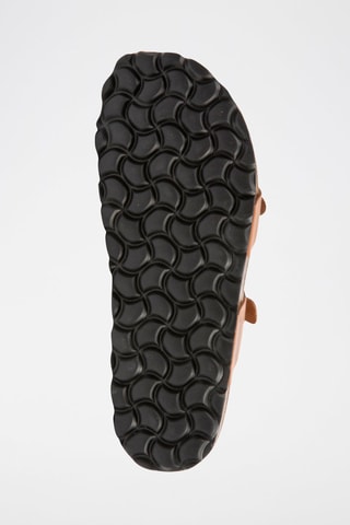 Sandali in pelle - Marrone