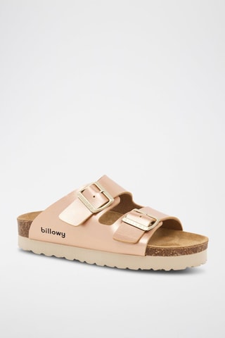 Sandali platform - Salmone