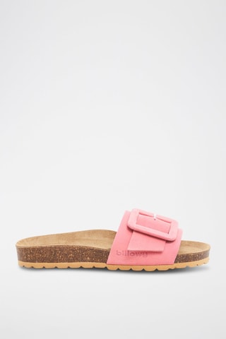 Mules em nobuck - Rosa