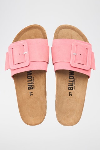 Mules em nobuck - Rosa