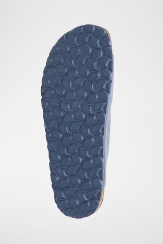 Ciabatte in pelle - Blu