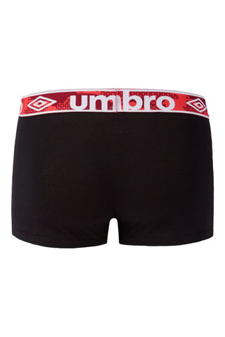 5 parigamba - Nero, rosso e grigio - Umbro