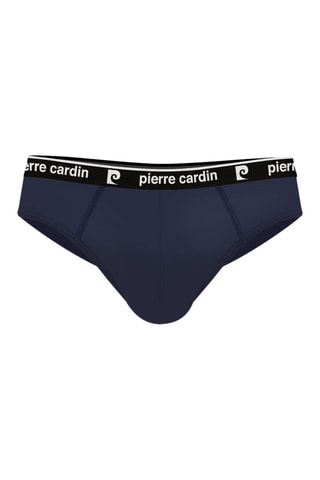 4 slip - Nero, navy e grigio - Pierre Cardin