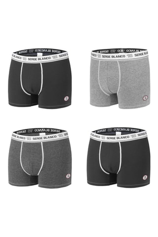 4 parigamba - Nero e grigio scuro - Serge Blanco