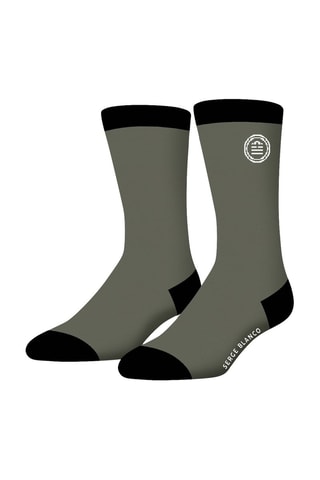 6 paia di calze - Grigio e bianco - Serge Blanco