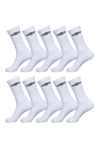 10 paia di calze - Bianco - Umbro