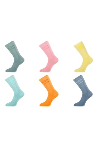 6 paia di calze - Giallo e azzurro - Umbro