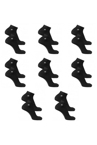 8 paia di calze quarter - Nero - Pierre Cardin