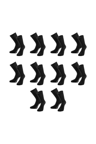 10 paires de chaussettes – Noir - Serge Blanco