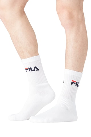 6 paia di calze Fila - Navy e bianco