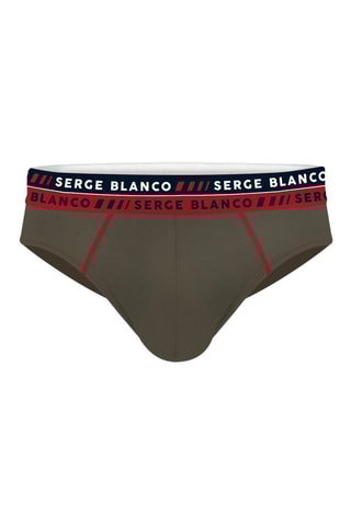 4 slip - Verde e nero - Serge Blanco