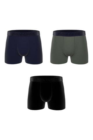 3 parigamba Pierre Cardin - Navy, kaki e nero