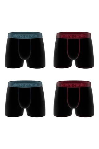 4 parigamba Pierre Cardin - Nero, bordeaux e grigio