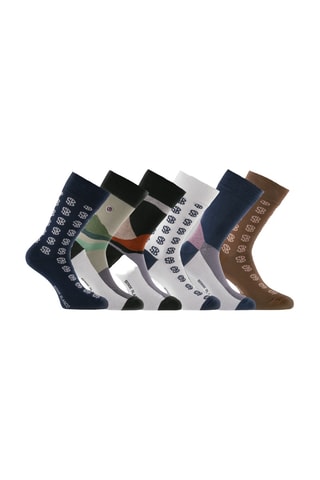 6 paia di calze Serge Blanco - Blu