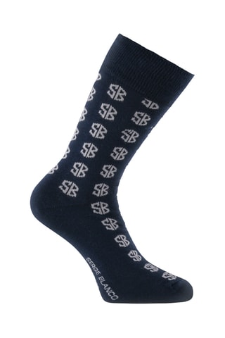 6 paia di calze Serge Blanco - Blu