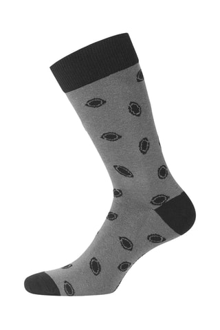 6 paia di calze Serge Blanco - Blu, nero e grigio