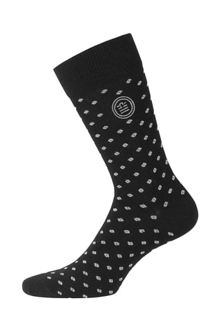 6 paia di calze Serge Blanco - Blu, nero e grigio