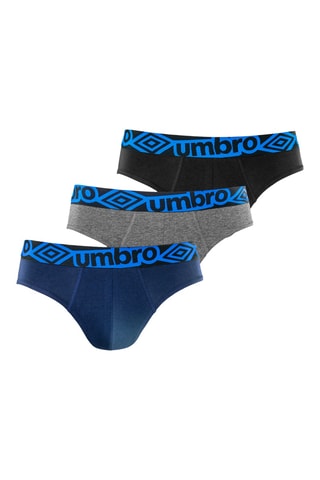 3 slip Umbro - Grigio, blu e nero