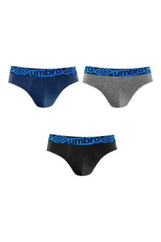 3 slip Umbro - Grigio, blu e nero