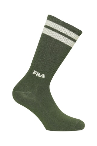 6 paia di calze Fila - Marrone, nero e bianco