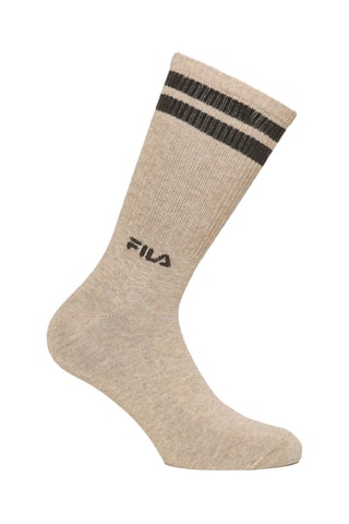 6 paia di calze Fila - Marrone, nero e bianco