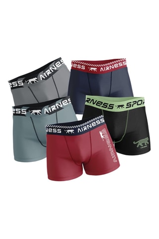 3 parigamba Airness - Nero, grigio e rosso