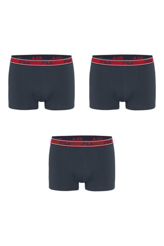 3 parigamba Fila - Blu scuro, rosso e bianco
