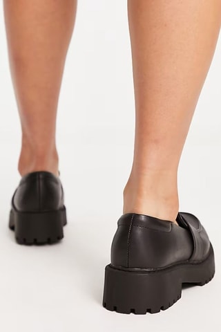 Platform Mocassins - Zwart