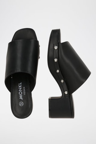 Muiltjes met Hak - Zwart - Monki