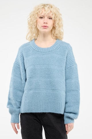 Jersey de lana y mohair - Celeste - Weekday