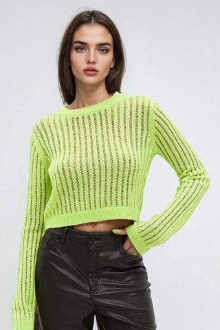 Jersey de lana - Verde claro - Monki