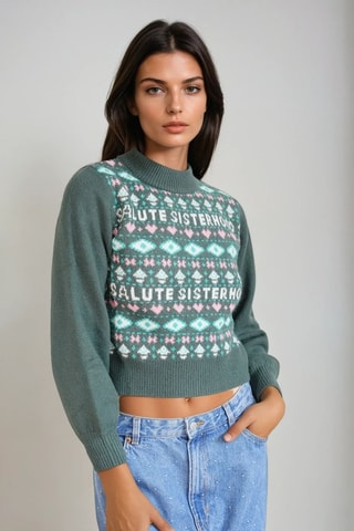 Jersey - Verde - Monki