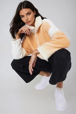 Jersey - Naranja y blanco - Monki