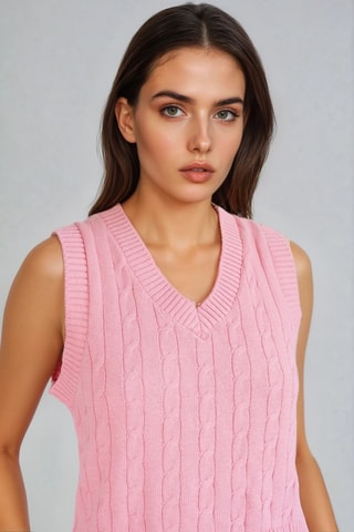 Chaleco - Rosa - Monki