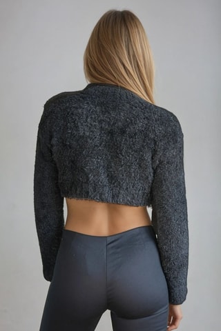 Cárdigan corto - Negro - Monki