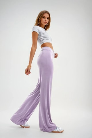 Broek - Paars - Monki