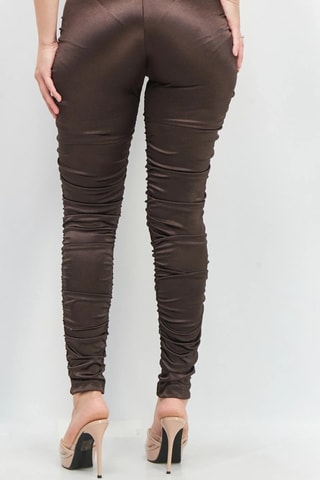Broek Hoge Taille - Bruin - Monki