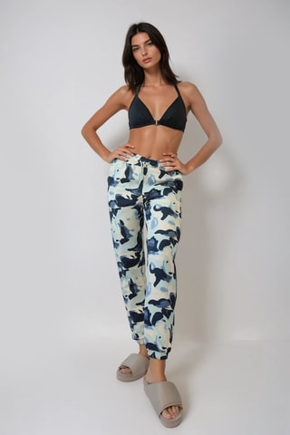 Joggingbroek - Wit en Marineblauw - Monki