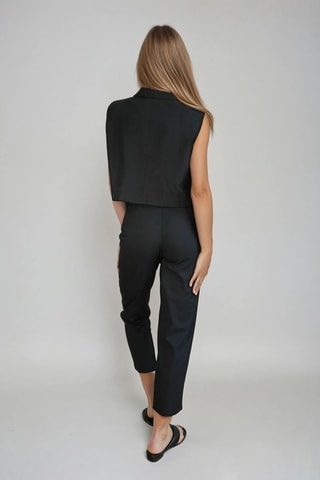 Broek Hoge Taille - Zwart - Monki