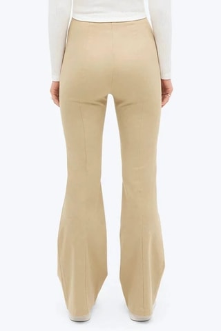 Broek Hoge Taille - Beige