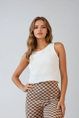 7/8 Broek - Bruin - Monki