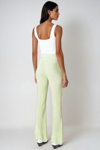 Broek Hoge Taille - Limoengroen - Monki