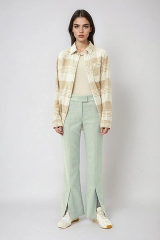 Broek - Blauw en Beige