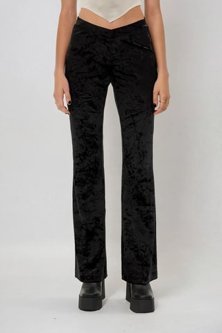 Velours Broek - Zwart