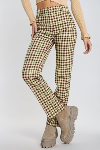 2 Broeken - Donkergrijs en Beige