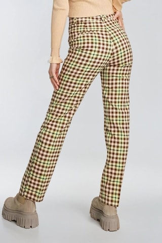 2 Broeken - Donkergrijs en Beige