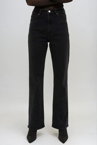 Jeans Hoge Taille - Zwart