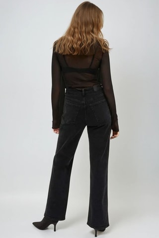 Jeans Hoge Taille - Zwart