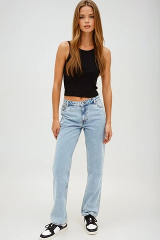 Jeans - Lichtblauw - Monki