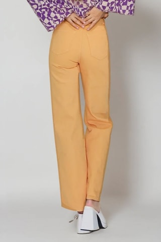 Jeans Hoge Taille - Oranje - Monki